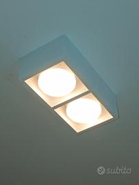 plafoniera in gesso (uno o due pezzi )