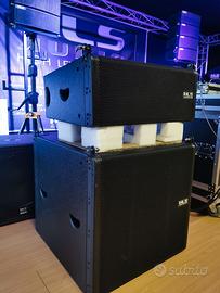IMPIANTO LINE ARRAY HLS AUDIO AKTIVE 28