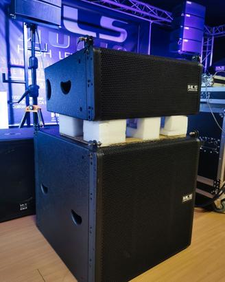 IMPIANTO LINE ARRAY HLS AUDIO AKTIVE 28