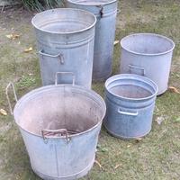 vasi in zinco vintage