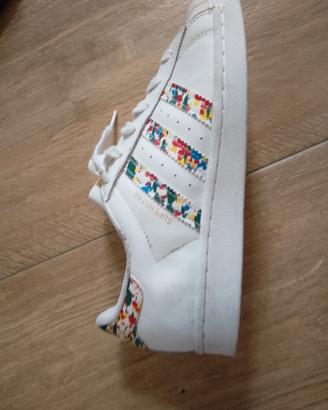 scarpe Adidas superstar bianche 