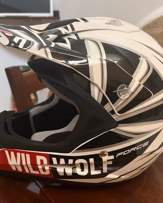 casco maglia  cross enduro nuovo