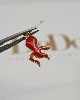 Ciondolo DoDo 9 kt Polpo "Abbracciami Forte"