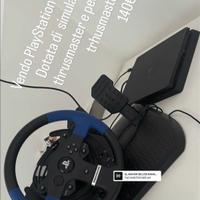 Playstatio e volante trushmaster con pedali