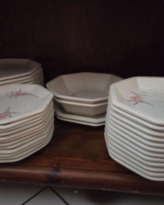 Servizio piatti Tiffany Ceramics Italy vintage 12