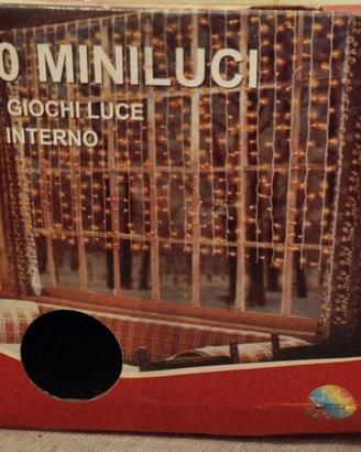 miniluci natalizie da interno