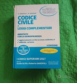 libro codice penale e civile 2017