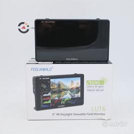 FeelWorld LUT6 6″ 4K HDMI Touchscreen Monitor