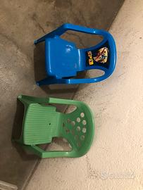 Coppia sedie in plastica