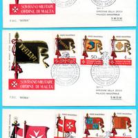 Francobolli FDC Ordine di Malta 1966