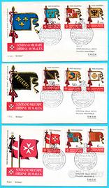 Francobolli FDC Ordine di Malta 1966