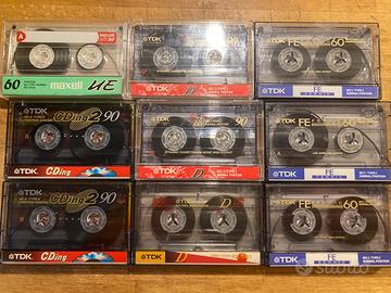 Cassette usate una volta non scritte + 10 scritte