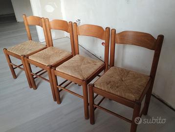 4 sedie vintage