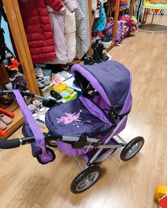 Carrozzina per bambole richiudibile 