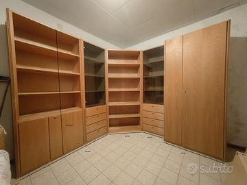 ARMADIO/LIBRERIA  CON VETRINA