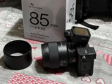 Samyang 85mm f1.8 serie prima Sony FE
