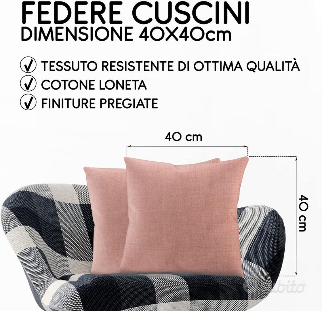 Set Di 2 Federe Cuscini Divano 40X40Cm Cuscini Decorativ Moderni