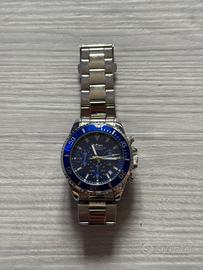 Orologio Biden Argento & Blu