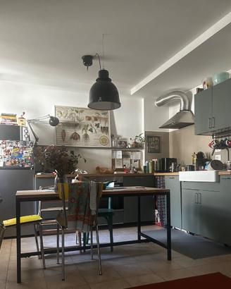 Cucina Ikea verde salvia