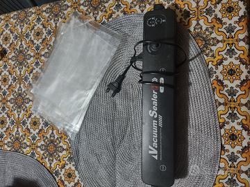 Sigillatore sottovuoto per alimenti con 5 buste