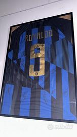 maglia inter firmata da tutti  seconda stella