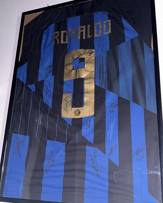 maglia inter firmata da tutti  seconda stella