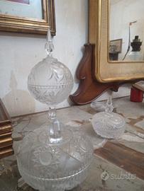 Coppe in cristallo Boemia