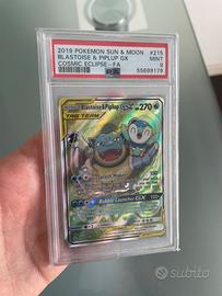 Pokemon carta GX alleati PSA9 inglese