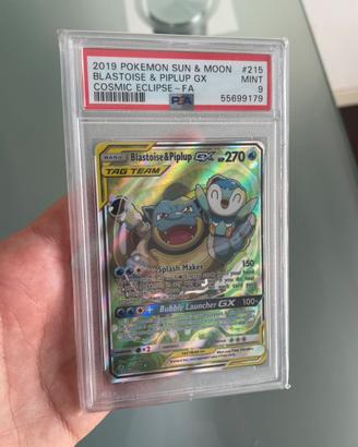 Pokemon carta GX alleati PSA9 inglese