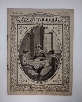 Rivista d'epoca lavori femminili - 1915