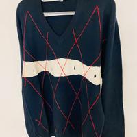 Maglione Gianfranco Ferre blu tg 52