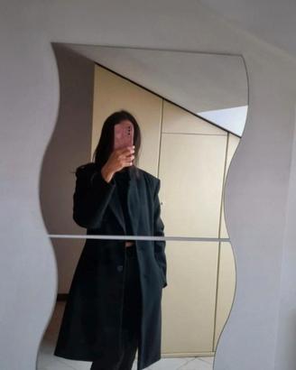 Cappotto Lungo nero Zara