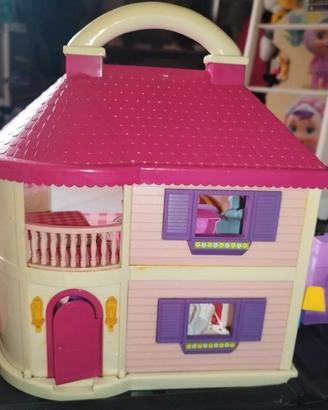 maxi set casa delle bambole con accessori 55 pezzi