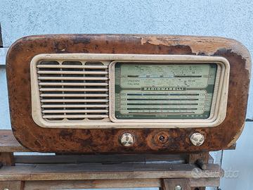 radio d'epoca radiomarelli mod. 122