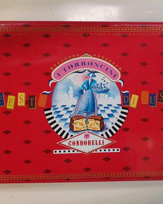 SCATOLA LATTA TORRONCINI CONDORELLI anni '90