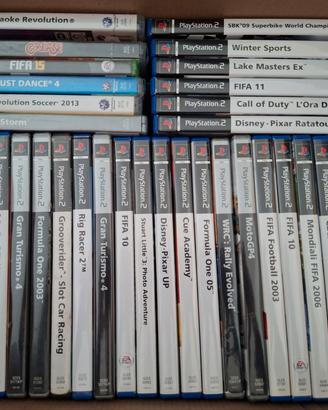 Lotto di 37 giochi per ps2 e ps3 alcuni sigillati