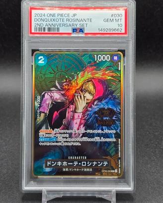 PSA 10 Donquixote Rosinante OP05-030 2nd Ann.sary