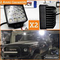 2 FARI Led per TOYOTA Supplementari Regolabili 48W
