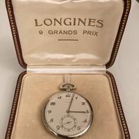 Orologio Longines in acciaio da tasca