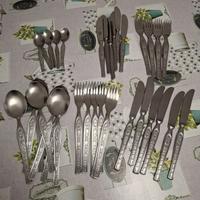 Servizio 6 posate anni 70 acciaio inox.