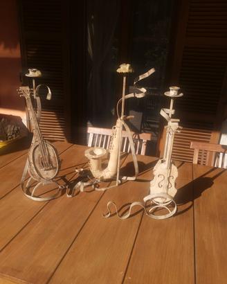 3 candelabri musicali