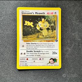 Carta Pokemon Giovanni’s Meowth 43/132