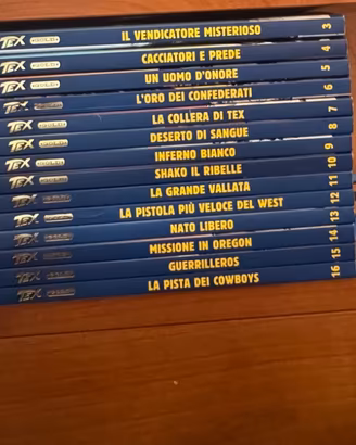 Tex Gold 1-30 collezione completa mai letta