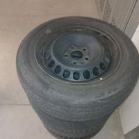 Gomme con cerchio in ferro Mercedes Classe A W169
