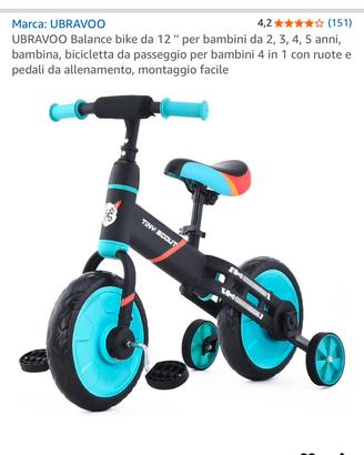 Bici per Bambini 3-5 anni