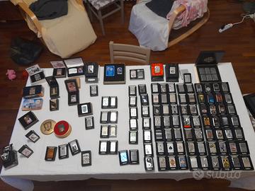 collezione accendini zippo