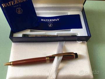 WATERMAN penna a sfera liaison ebanite arancio