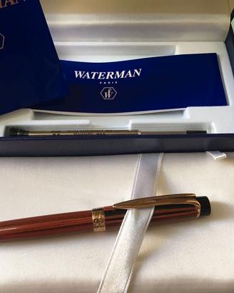 WATERMAN penna a sfera liaison ebanite arancio