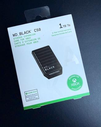 1 TB Wd black XBOX  scheda espansione NUOVA