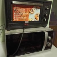 forno microonde e fornetto elettrico.